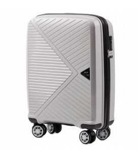 Чемодан Wings PP06 маленький S серебристый фото, картинка, изображение