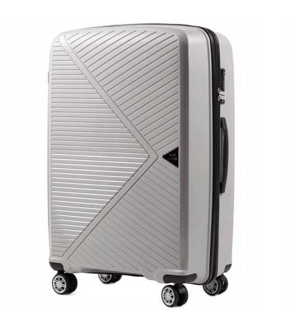 Валіза Wings PP06 середня M срібна - картинка, зображення, фото валізи