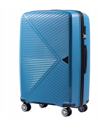 Чемодан Wings PP06 средний M голубой фото, картинка, изображение
