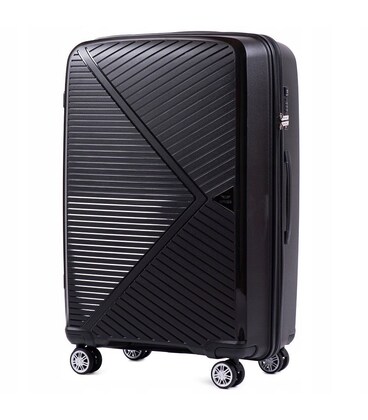 Валіза Wings PP06 середня M чорна картинка, зображення, фото