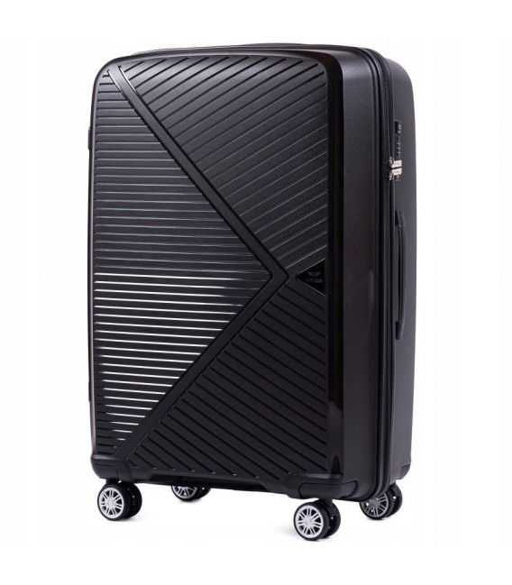 Валіза Wings PP06 велика L чорна - картинка, зображення, фото валізи