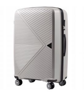 Валіза Wings PP06 велика L срібна
