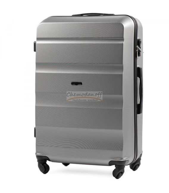 Чемодан Wings AT01 большой L серебристый фото