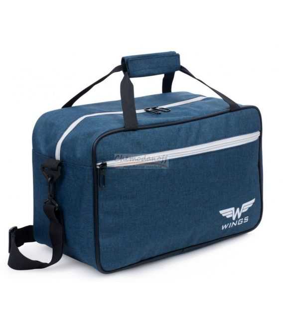 Сумка дорожная Wings TB01 синяя фото, картинка, изображение