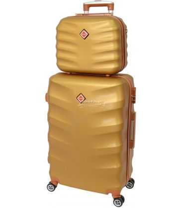 Комплект чемодан и кейс Bonro Next большой золотой картинка, изображение, фото