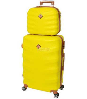 Комплект валіз і кейс Bonro Next великий жовтий картинка, зображення, фото