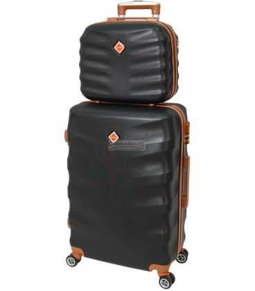 Комплект валіз і кейс Bonro Next великий чорний картинка, зображення, фото