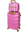 Комплект валіз і кейс Bonro Next маленький рожевий - картинка, зображення, фото валізи