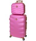 Комплект валіз і кейс Bonro Next середній рожевий картинка, зображення, фото