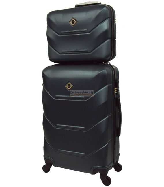 Комплект валіз і кейс Bonro 2019 маленький смарагдовий - картинка, зображення, фото валізи