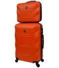 Комплект валіз і кейс Bonro 2019 маленький помаранчевий картинка, зображення, фото