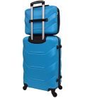 Комплект валіз і кейс Bonro 2019 маленький голубий картинка, зображення, фото