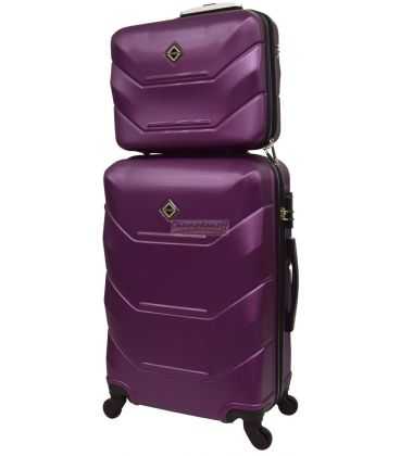 Комплект валіз і кейс Bonro 2019 маленький бузковий картинка, зображення, фото