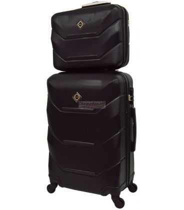 Комплект валіз і кейс Bonro 2019 великий чорний картинка, зображення, фото