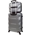 Комплект чемодан и кейс Bonro 2019 большой серебряный картинка, изображение, фото