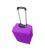 Чехол на чемодан из дайвинга Coverbag сиреневый Maxi картинка, изображение, фото