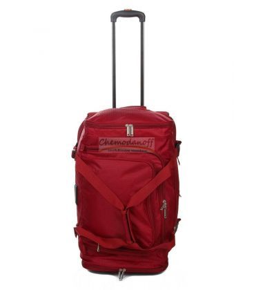 Дорожня сумка на колесах Airtex 610 Midi червона картинка, зображення, фото