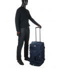 Дорожная сумка на колесах Airtex 610 средняя M синяя фото, картинка, изображение