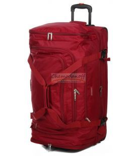 Дорожная сумка на колесах Airtex 610 большая L красная