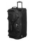 Дорожная сумка на колесах Airtex 822 средняя M черная фото, картинка, изображение