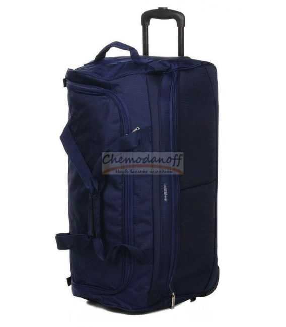 Дорожня сумка на колесах Airtex 822 Midi синя картинка, зображення, фото