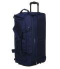 Дорожная сумка на колесах Airtex 822 средняя M синяя фото, картинка, изображение
