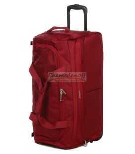 Дорожная сумка на колесах Airtex 822 средняя M красная фото, картинка, изображение
