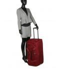 Дорожная сумка на колесах Airtex 822 средняя M красная фото, картинка, изображение