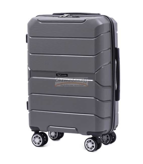 Чемодан Wings PP05 маленький S графитовый фото, картинка, изображение