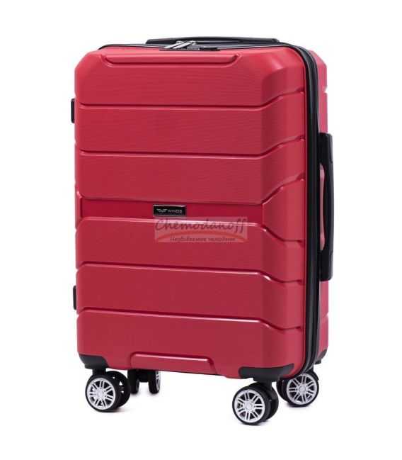 Чемодан Wings PP05 Midi красный фото, картинка, изображение