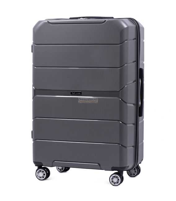 Чемодан Wings PP05 большой L графитовый фото, картинка, изображение