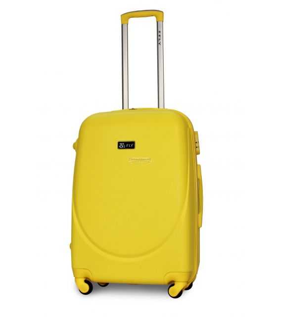 Чемодан Fly 310 средний M желтый фото, картинка, изображение