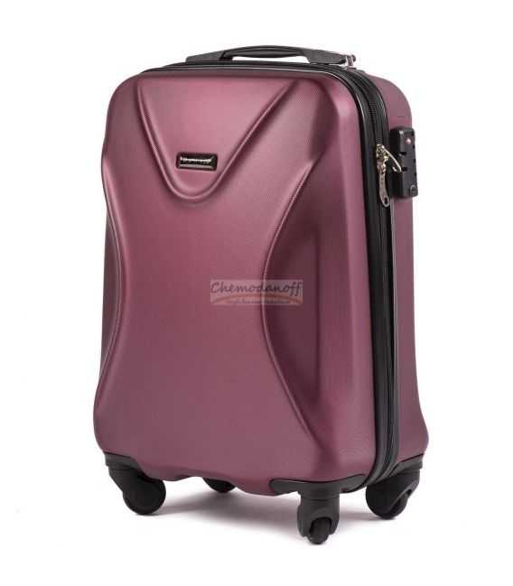 Чемодан Wings 518 Mini бордовый фото, картинка, изображение