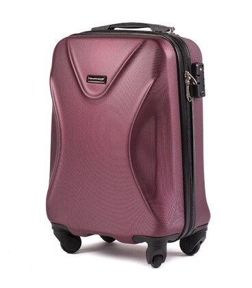 Чемодан Wings 518 маленький S бордовый фото, картинка, изображение