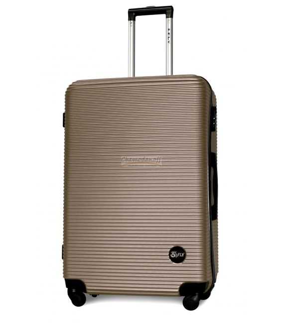Валіза Fly 91240 велика L шампань - картинка, зображення, фото валізи