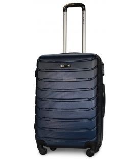 Валіза Fly 1107 середня M темно-синя картинка, зображення, фото