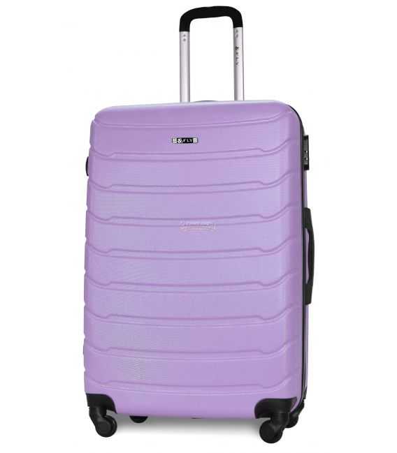 Валіза Fly 1107 велика L світло-фіолетова - картинка, зображення, фото валізи