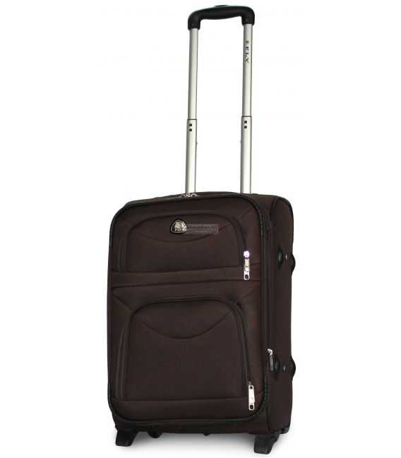 Чемодан Fly 6802 Mini коричневый 2 колесный фото, картинка, изображение