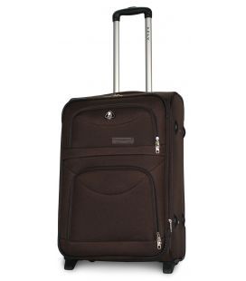 Чемодан Fly 6802 Midi коричневый 2 колесный фото, картинка, изображение