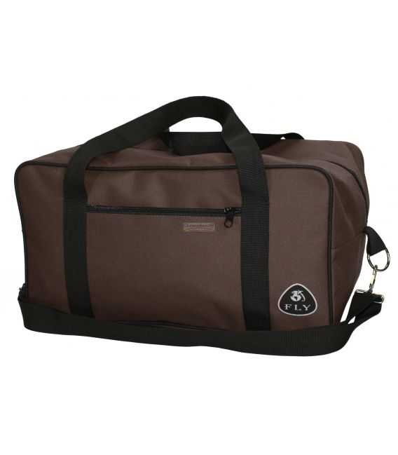 Сумка дорожная Fly 0233 коричнева фото, картинка, изображение