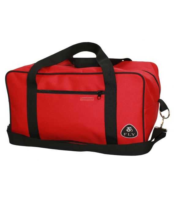 Сумка дорожная Fly 0233 красная фото, картинка, изображение