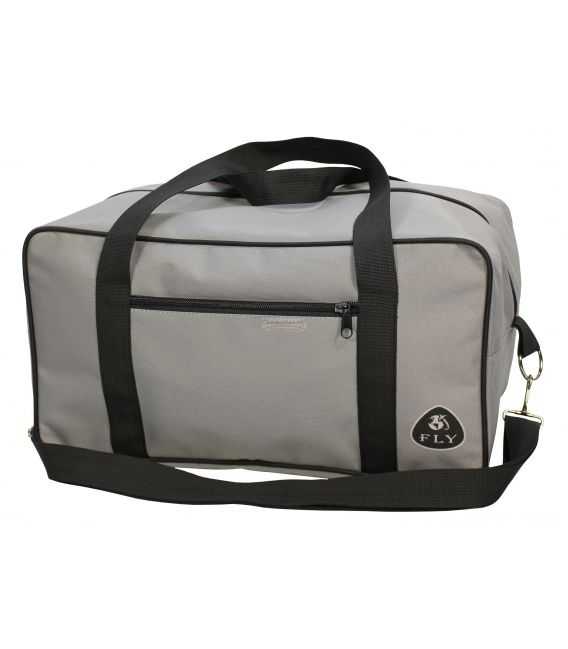 Сумка дорожная Fly 0233 серая фото, картинка, изображение