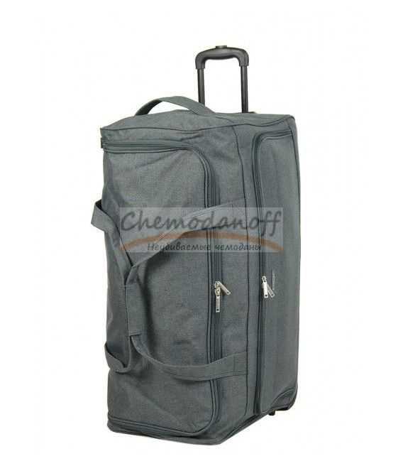 Дорожня сумка на колесах Airtex 823 XL сіра картинка, зображення, фото