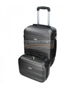 Валіза+кейс Airtex 531 Worldline маленька S графітова - картинка, зображення, фото валізи