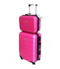 Чемодан+Кейс Airtex 531 Worldline маленький S розовый фото, картинка, изображение