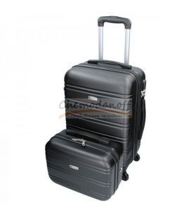 Валіза+кейс Airtex 531 Worldline маленька S чорна