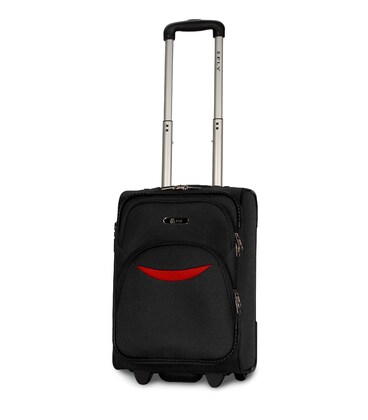 Валіза Fly 1708 міні XS чорна 2 колесна картинка, зображення, фото