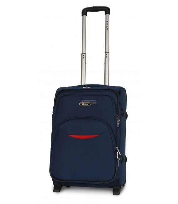 Чемодан Fly 1708 маленький S синий 2 колесный фото, картинка, изображение
