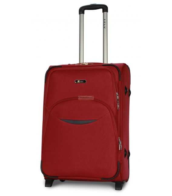 Чемодан Fly 1708 Midi бордовый 2 колесный фото, картинка, изображение