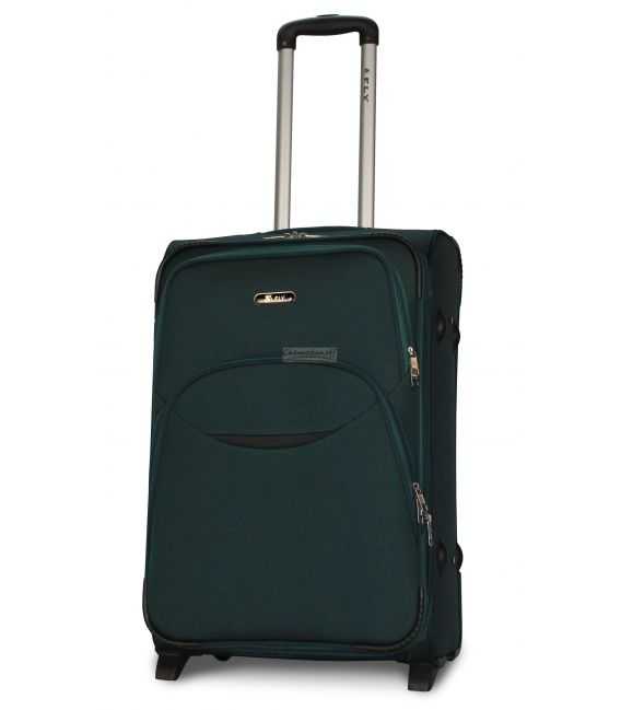 Чемодан Fly 1708 средний M зеленый 2 колесный фото, картинка, изображение